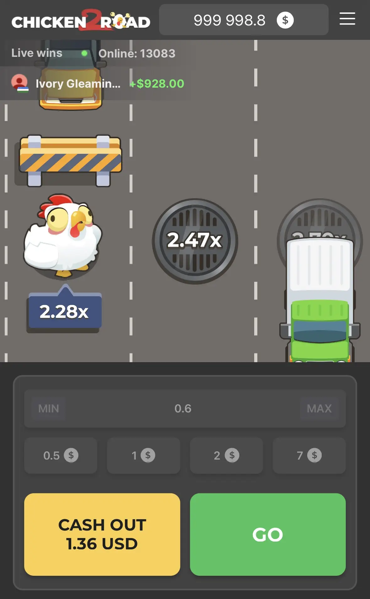 Chicken Road 2 kazino žaidimas